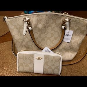 Brand new Coach purse and wallet, both NWT